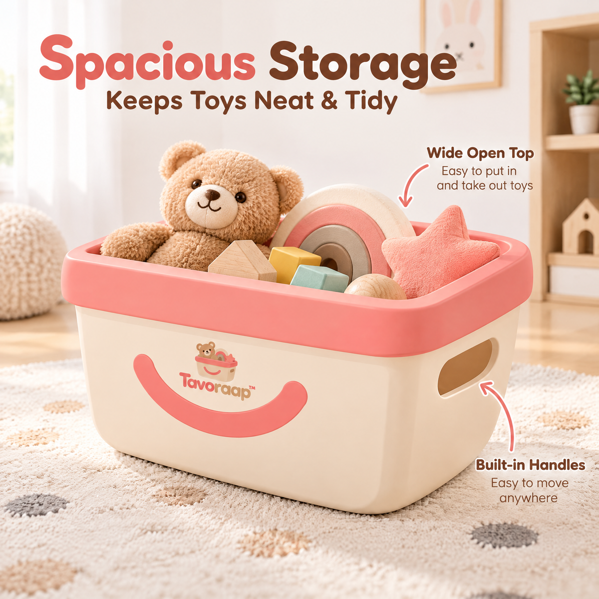 Tavoraap™ Kids Toy Storage Organizer Shelf image 8