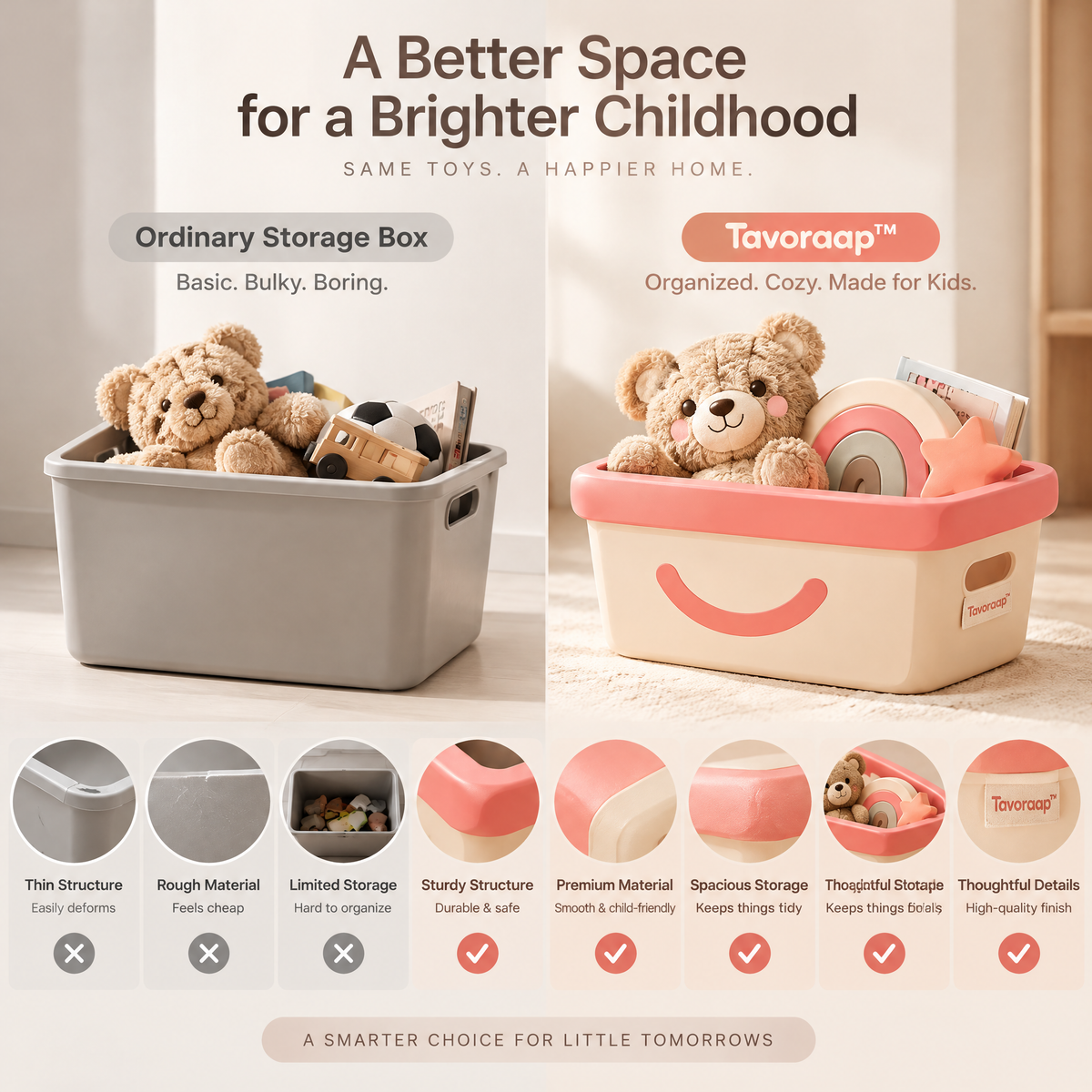 Tavoraap™ Children’s Cube Storage Organizer image 6