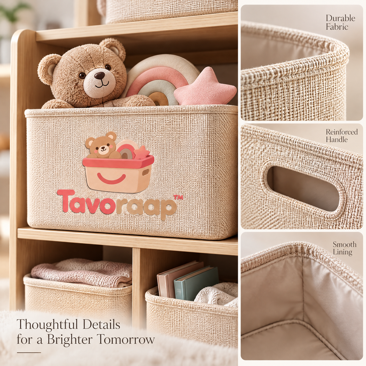 Tavoraap™ Kids Toy Storage Basket Shelf image 4
