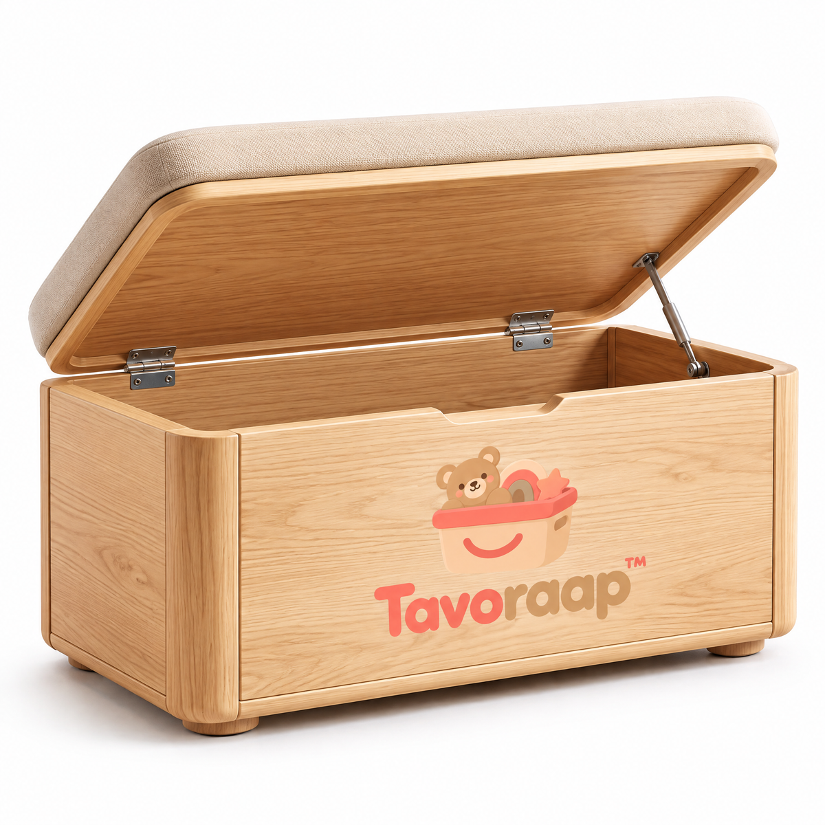 Tavoraap™ Kids Toy Box Bench with Storage image 4