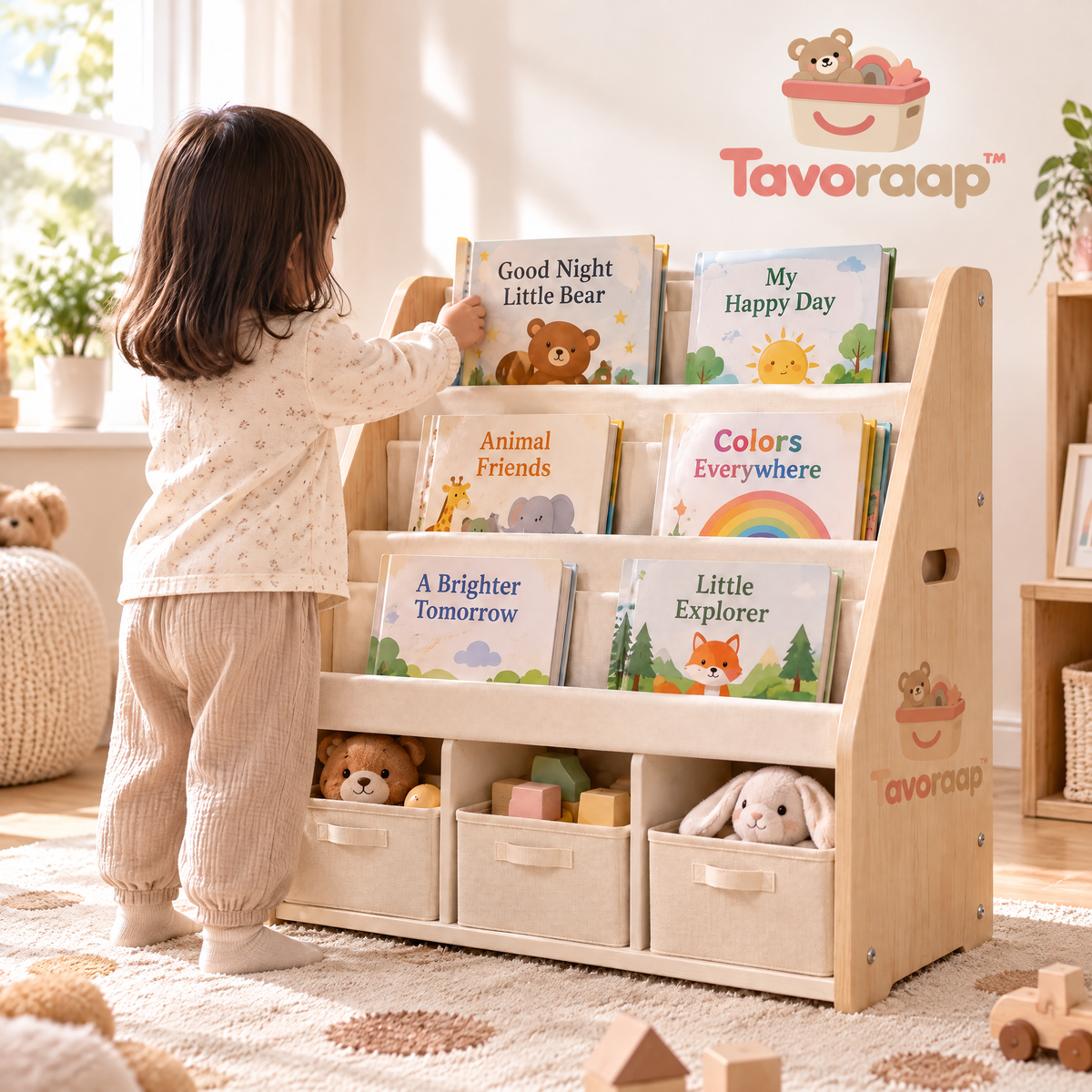 Tavoraap™ Montessori Kids Bookshelf image 4