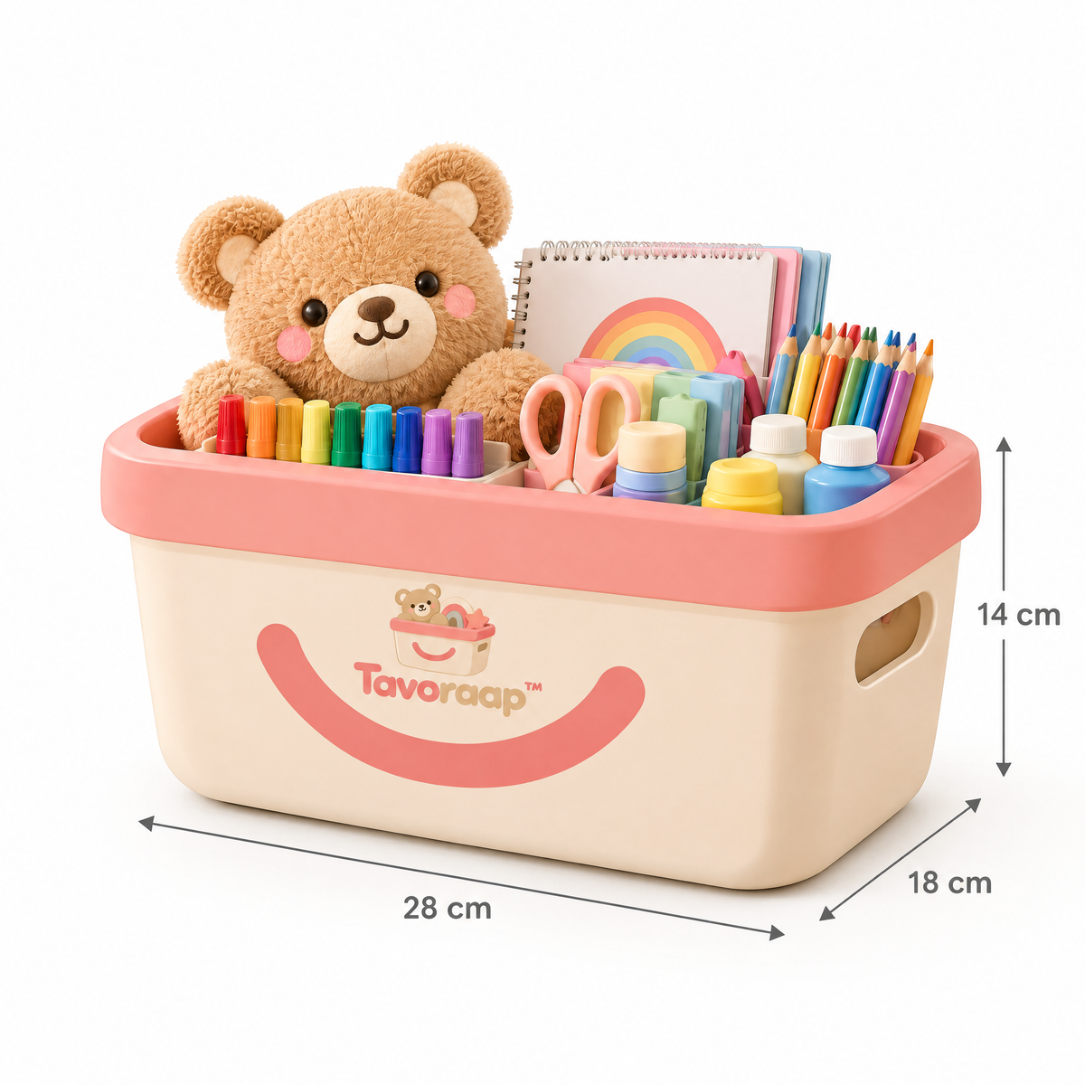 Tavoraap™ Children’s Art Supply Storage Station image 1