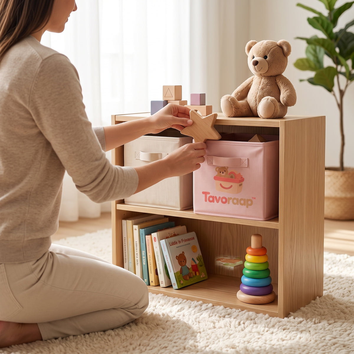 Tavoraap™ Children’s Playroom Storage Wall Shelf image 3