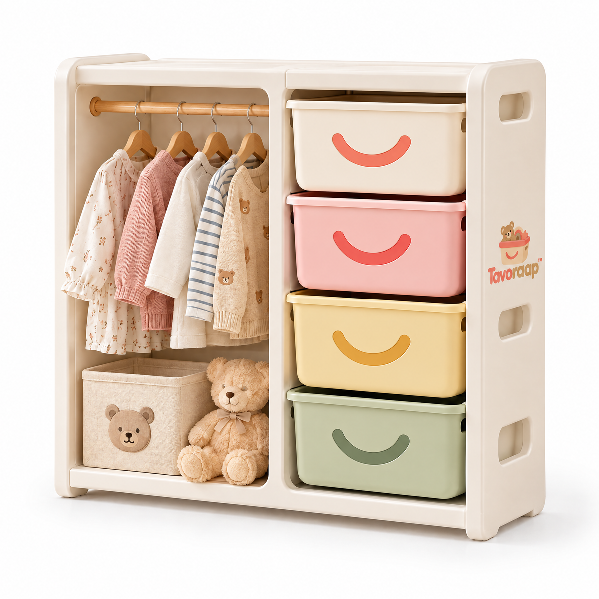 Tavoraap™ Kids Closet Organizer with Drawers image 6