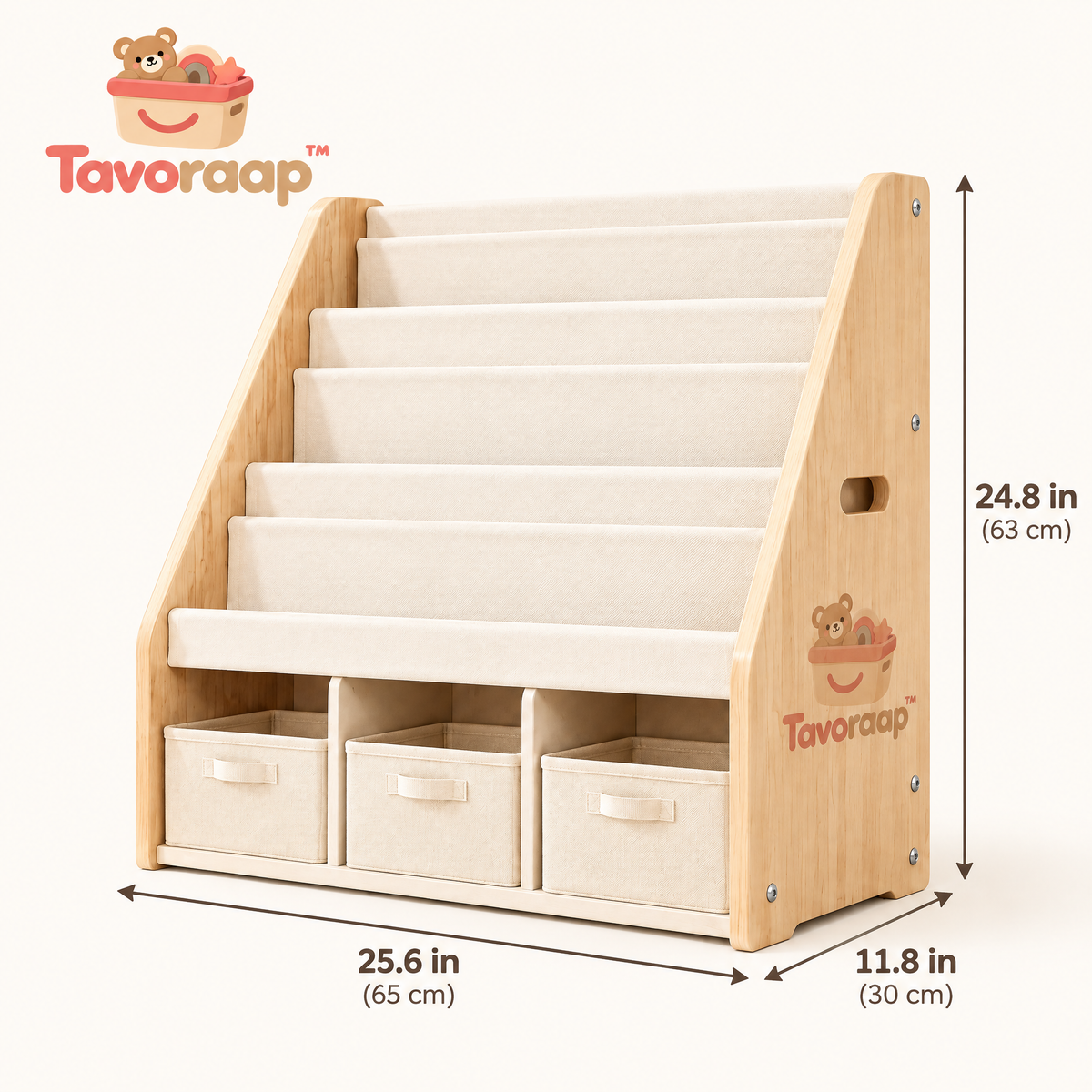 Tavoraap™ Montessori Kids Bookshelf image 8
