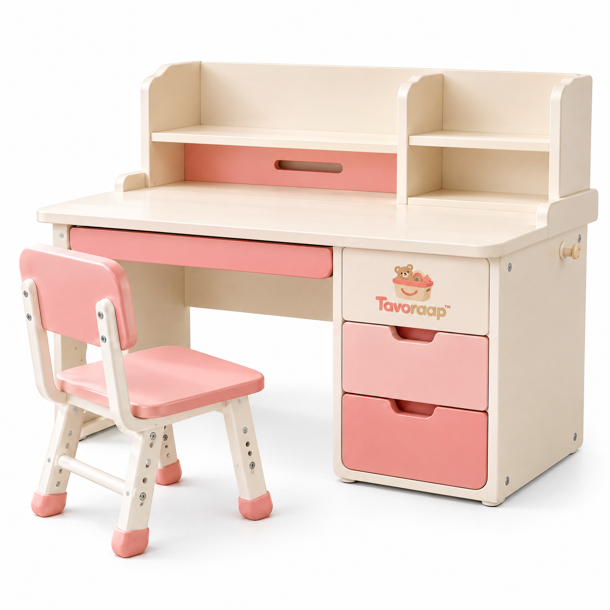 Tavoraap™ Kids Study Desk with Storage Drawers image 8
