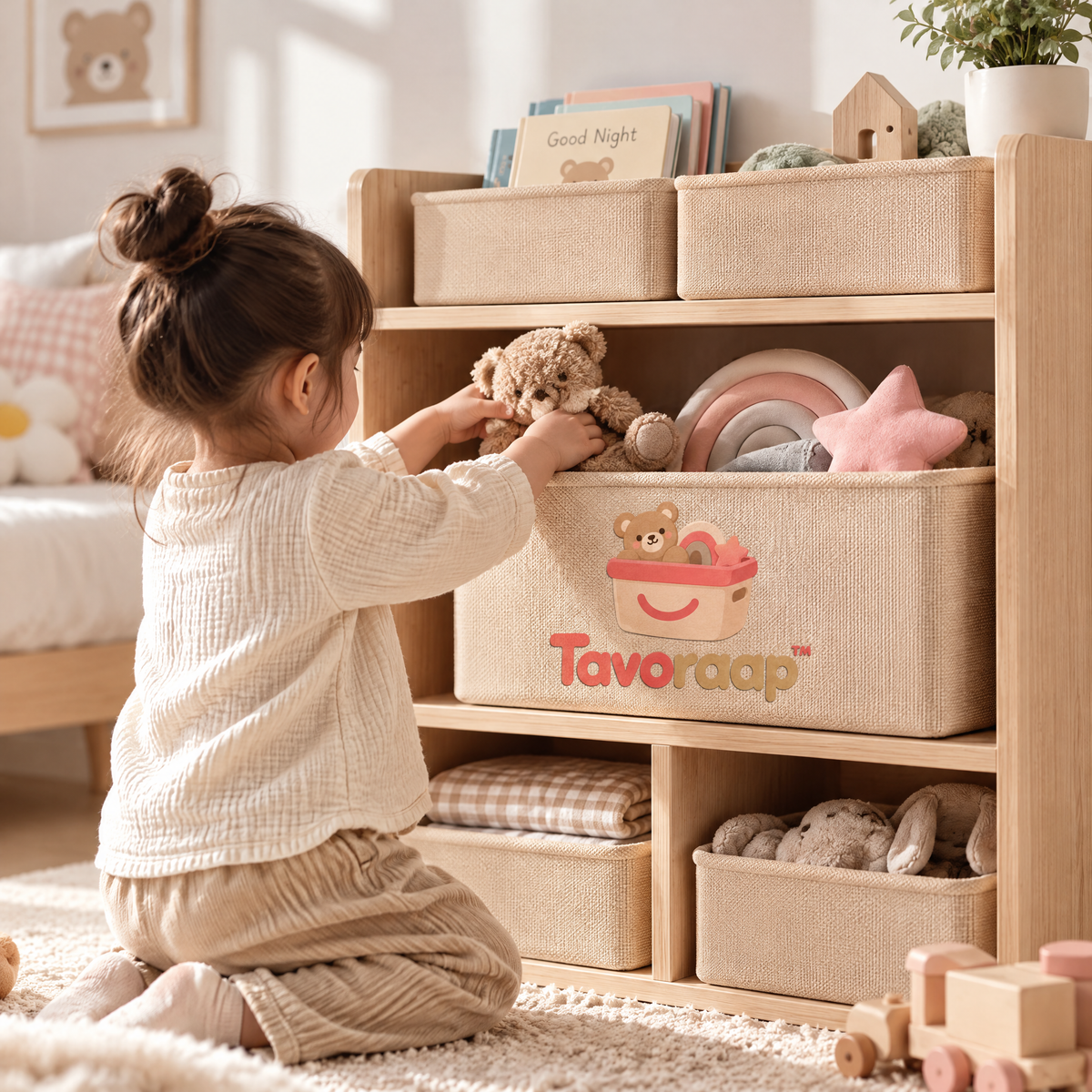 Tavoraap™ Kids Toy Storage Basket Shelf image 8
